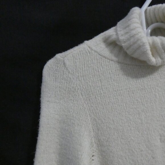 CLOCKHOUSE | UK size 12 | Cream Knit Turtleneck Sweater - Picture 3 of 16